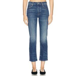 MOTHER The Tomcat Ankle Jeans Rugby Rodeo Medium Wash High Rise Button Fly 30